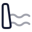 Dam icon with twotone rounded style