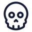 Danger icon with stroke standard style