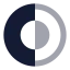 Darkmode icon with bulk rounded style