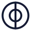 Darkmode icon with stroke rounded style