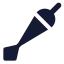 Dart icon with solid standard style