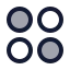 Dashboardcircle icon with duotone standard style