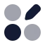 Dashboardcircleedit icon with bulk rounded style
