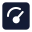 Dashboardspeed icon with solid standard style