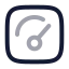 Dashboardspeed icon with twotone rounded style