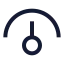 Dashboardspeed icon with stroke sharp style