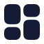 Dashboardsquare icon with solid rounded style