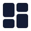 Dashboardsquare icon with solid standard style