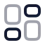 Dashboardsquare icon with twotone rounded style