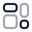 Dashboardsquare icon with twotone rounded style