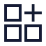 Dashboard Square Add icon preview