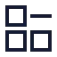 Dashboardsquareremove icon with stroke sharp style