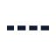 Dashedline icon with solid sharp style