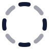 Dashed Line Circle icon preview