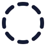 Dashed Line Circle icon preview