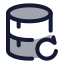 Datarecovery icon with duotone rounded style