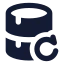 Datarecovery icon with solid standard style