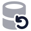 Databasebackup icon with bulk rounded style