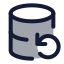 Databasebackup icon with duotone standard style