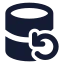 Databasebackup icon with solid standard style