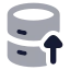 Databaseexport icon with bulk rounded style