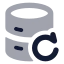 Databaserestore icon with bulk rounded style