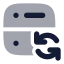 Databasesync icon with bulk rounded style