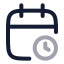Datetime icon with twotone rounded style