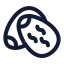 Dates icon with stroke rounded style