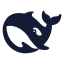 Deepseek icon with solid sharp style