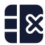 Deletecolumn icon with solid standard style