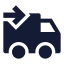 Deliveredsent icon with solid sharp style