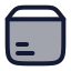 Deliverybox icon with duotone rounded style