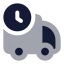 Deliverydelay icon with bulk rounded style