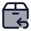 Deliveryreturn icon with duotone standard style