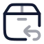 Deliveryreturn icon with twotone rounded style