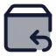 Deliveryreturn icon with duotone standard style