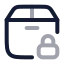 Deliverysecure icon with twotone rounded style