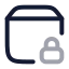 Deliverysecure icon with twotone rounded style