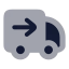 Deliverysent icon with bulk rounded style