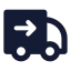 Deliverysent icon with solid standard style