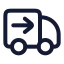 Deliverysent icon with stroke rounded style