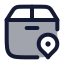 Deliverytracking icon with duotone rounded style