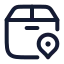 Deliverytracking icon with stroke rounded style