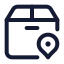 Deliverytracking icon with stroke standard style