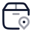 Deliverytracking icon with twotone rounded style