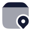 Deliverytracking icon with bulk rounded style