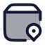 Deliverytracking icon with duotone rounded style