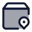Deliverytracking icon with duotone standard style