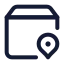 Deliverytracking icon with stroke standard style
